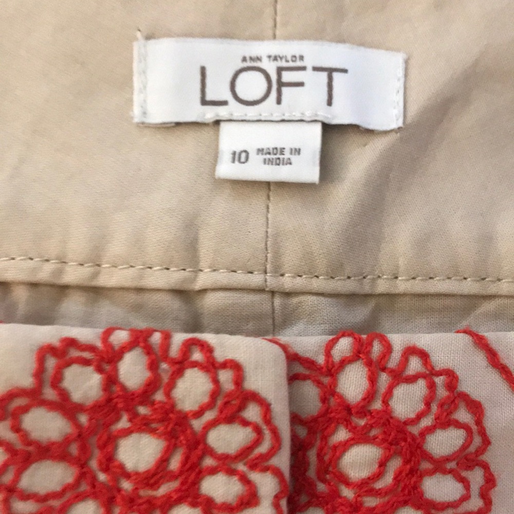 Loft Embroidered Shorts - Picture 3 of 4